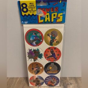 Vintage 90s ThinkWay Toys Power Caps, Pogs